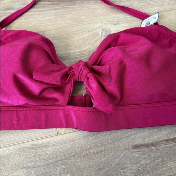 Time and Tru Fuchsia Bikini Top - Picture 2 of 3